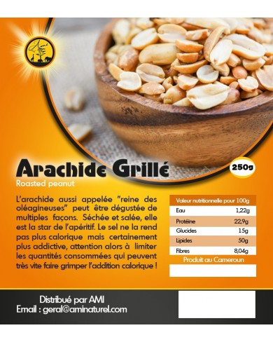 Arachides grillées