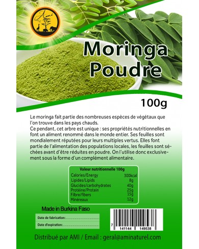 Moringa poudre 