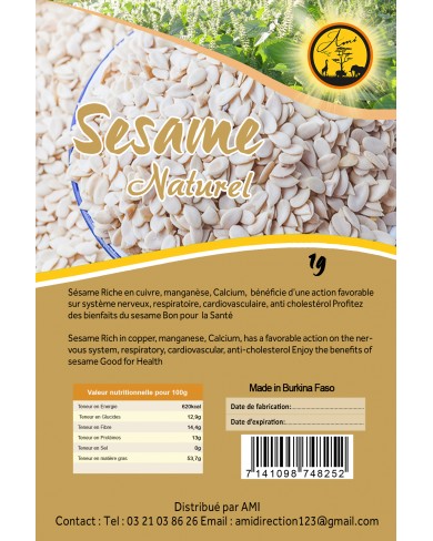 Sésame naturel