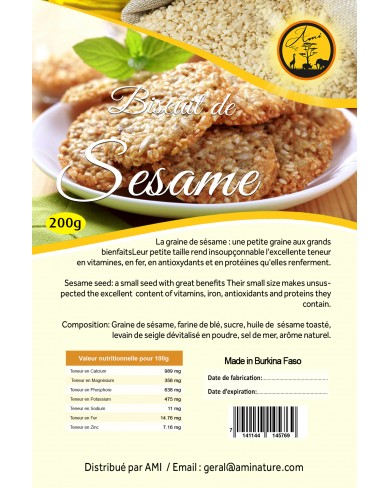 Biscuit de sésame