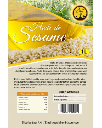 Huile de sésame