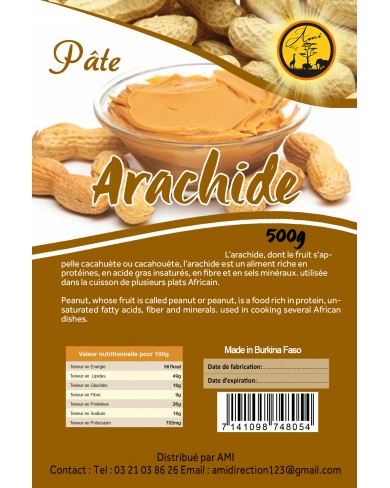 Pâte d'arachide