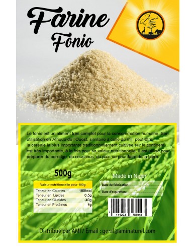 Farine de fonio