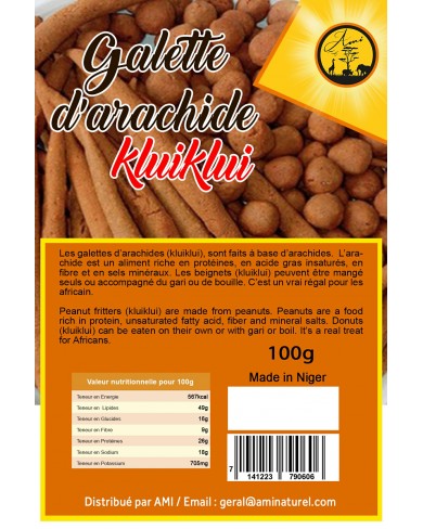Galettes d'arrachide (kluklu)