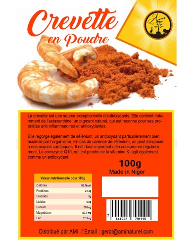 Crevette moulu