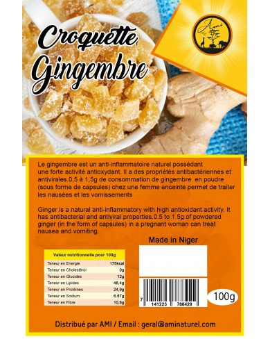 Croquette de gingembre Croquette de gingembre