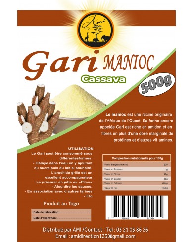 Gari (granulé manioc) 