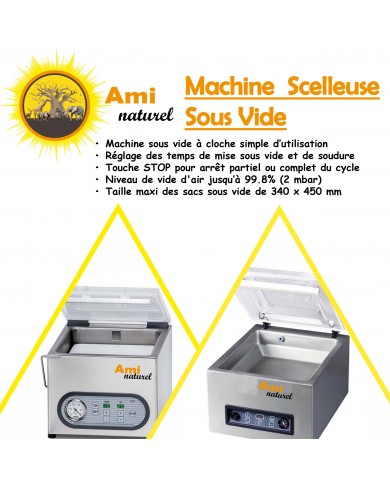 Machine scelleuse sous vide